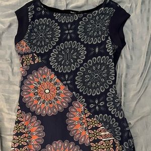 Desigual dress. Sheath style. Lined. Super cute! New with tags! Navy blue size 6